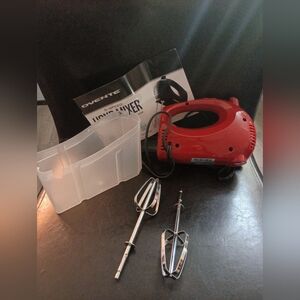 Ovente Red Hand Mixer